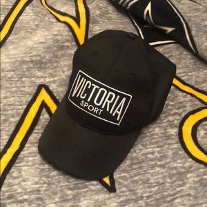 Black victoria sport hat!